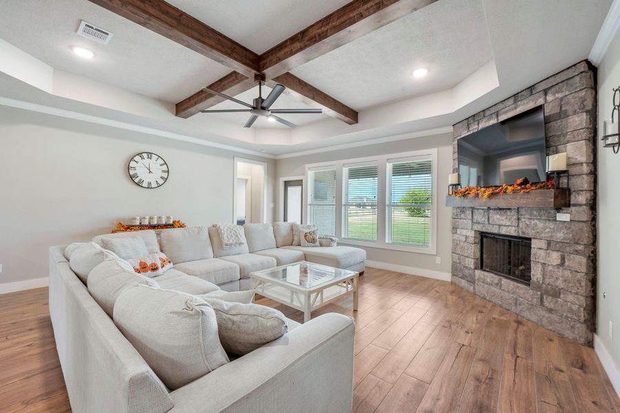 Furnished interior view inside a new home in , Bryan (Image 12).