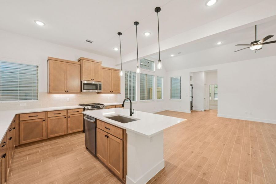 Furnished interior view inside a new home in Kresston, Montgomery (Image 11). Furnished interior view inside a new home in Kresston, Montgomery (Image 11).