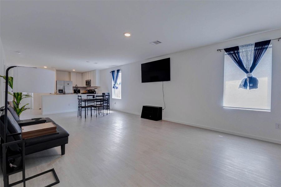 Expansive living area designed for comfortable everyday living and effortless entertaining.