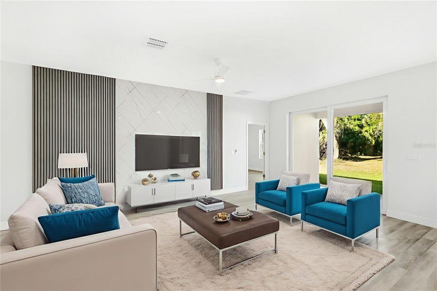 Furnished interior view inside a new home in , North Port (Image 6).