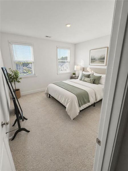 Furnished interior view inside a new home in , Dallas (Image 13).