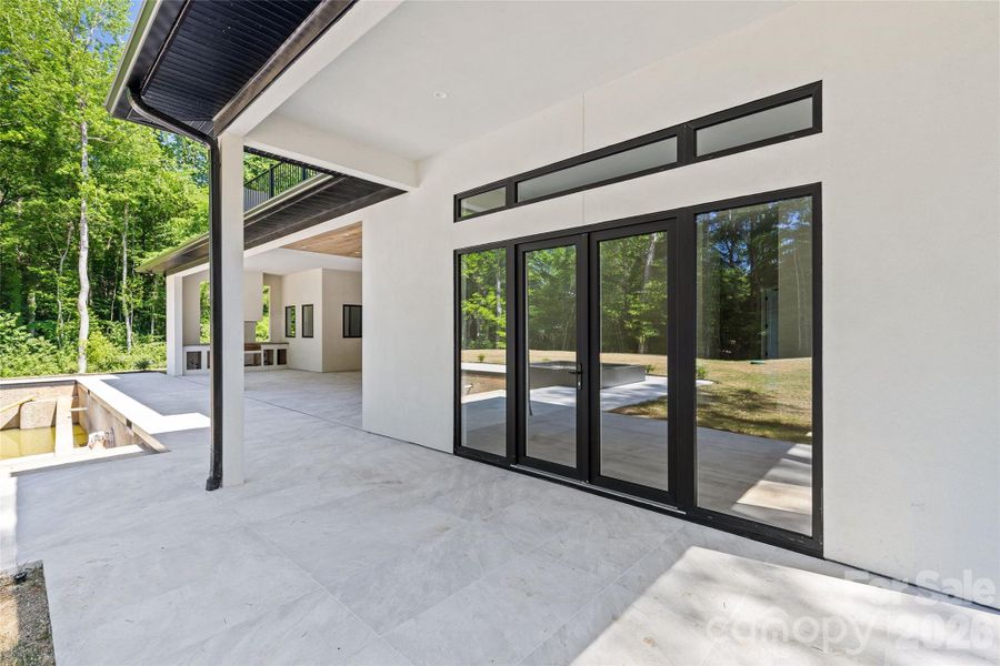Exterior details and patio area of a home in , Davidson (Image 22).