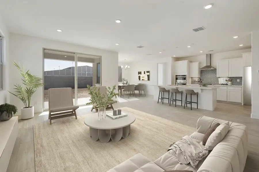 Furnished interior view inside a new home in Windrose V, Waddell (Image 3).