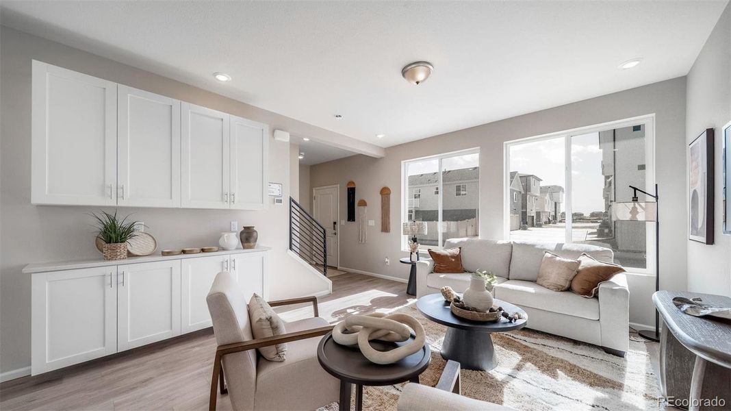 Furnished interior view inside a new home in , Bennett (Image 9).