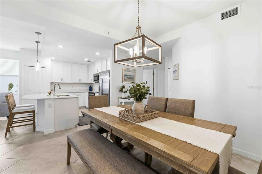 Furnished interior view inside a new home in Wellen Park Golf & Country Club, Venice (Image 13).