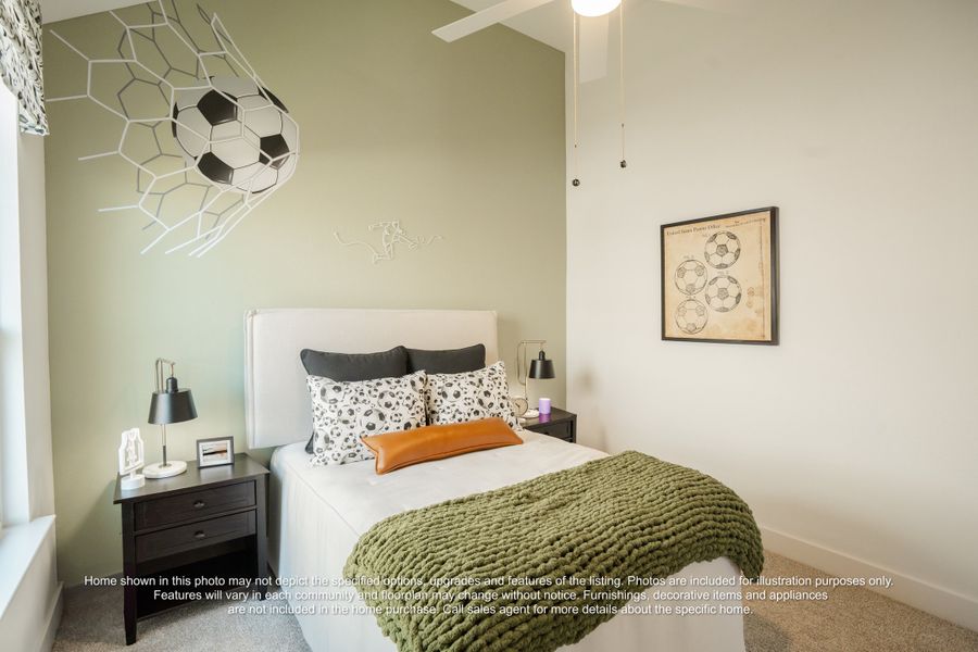 Furnished interior view inside a new home in Lakeridge Estates, Lorena (Image 12).