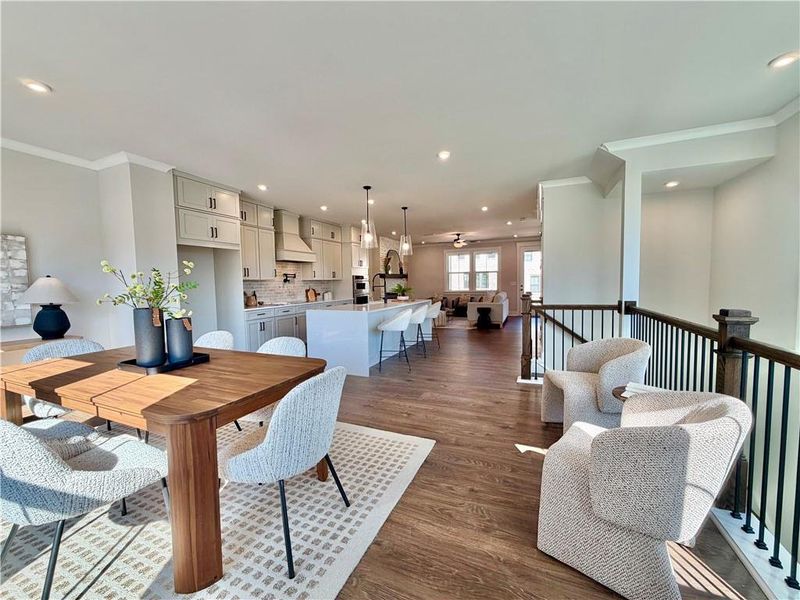 Furnished interior view inside a new home in The Groves at Myrtle, Roswell (Image 14).