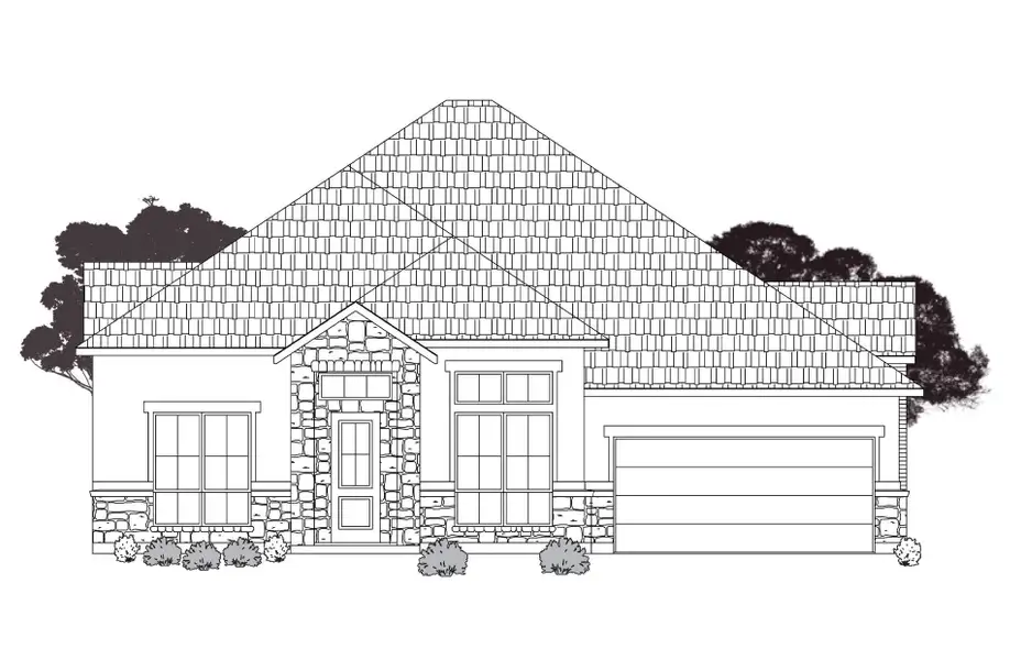 Exterior rendering of this home design in , Magnolia, TX (Image 3).