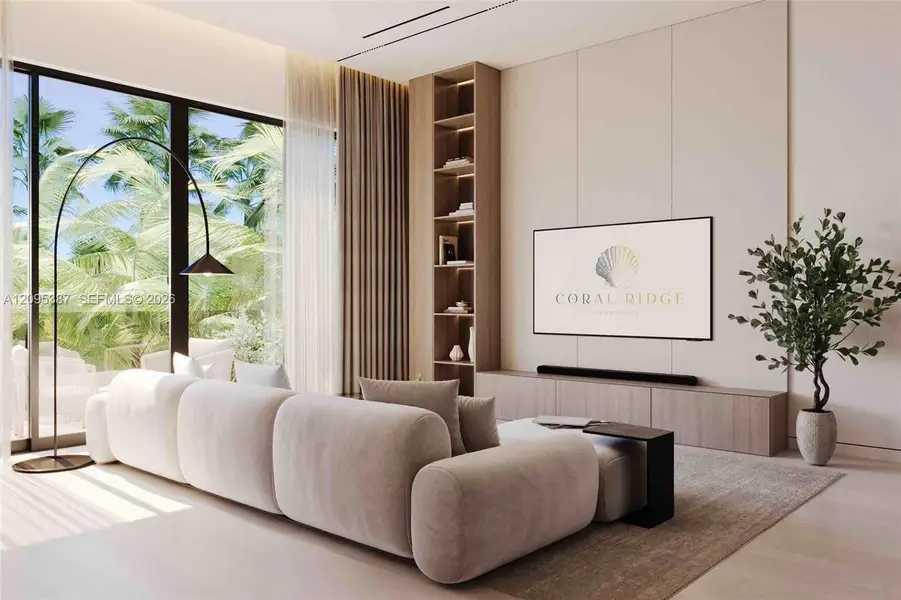Furnished interior view inside a new home in , Fort Lauderdale (Image 9).
