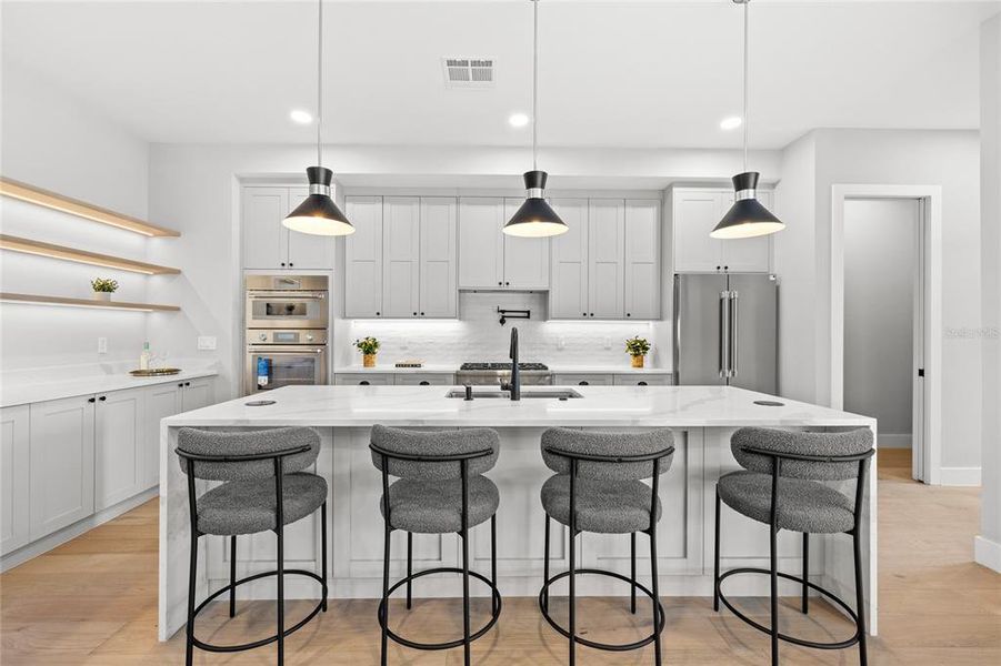 Furnished interior view inside a new home in , Orlando (Image 17). Furnished interior view inside a new home in , Orlando (Image 17).