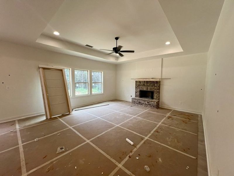 In-progress construction of a new home in Mitchell Farms, LaGrange, GA (Image 10).