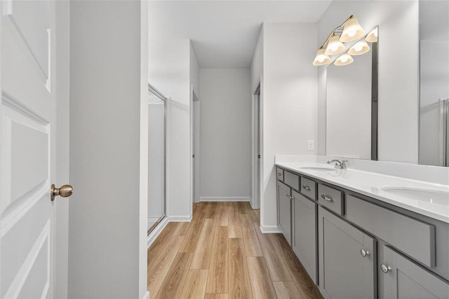 Furnished interior view inside a new home in Longbrooke, Rome (Image 8).