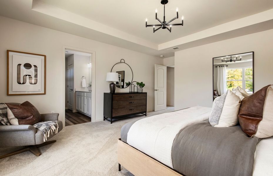 Furnished interior view inside a new home in Kinsdale, Lancaster (Image 27). Furnished interior view inside a new home in Kinsdale, Lancaster (Image 27).