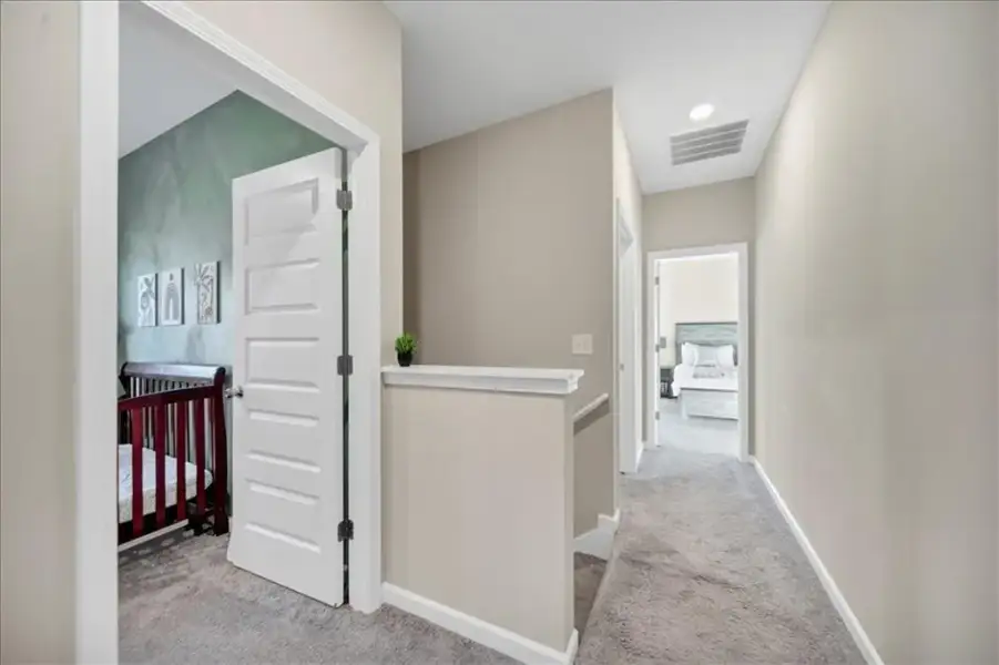 Furnished interior view inside a new home in Traditions at Cedarcrest, Dallas (Image 20). Furnished interior view inside a new home in Traditions at Cedarcrest, Dallas (Image 20).