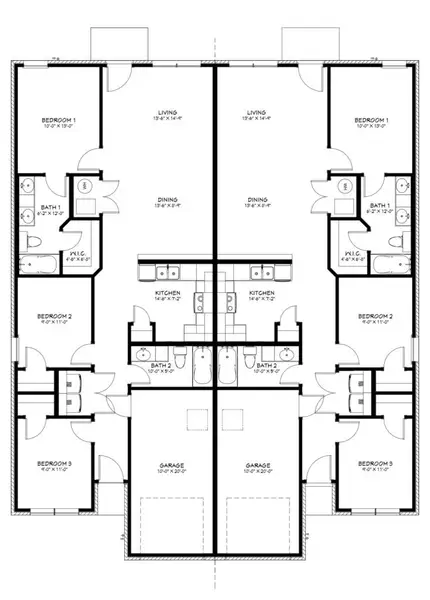 2D floor plan layout for the The Austin by Flintrock Builder in Tejas Pointe, Harker Heights, TX (Image 3). 2D floor plan layout for the The Austin by Flintrock Builder in Tejas Pointe, Harker Heights, TX (Image 3).