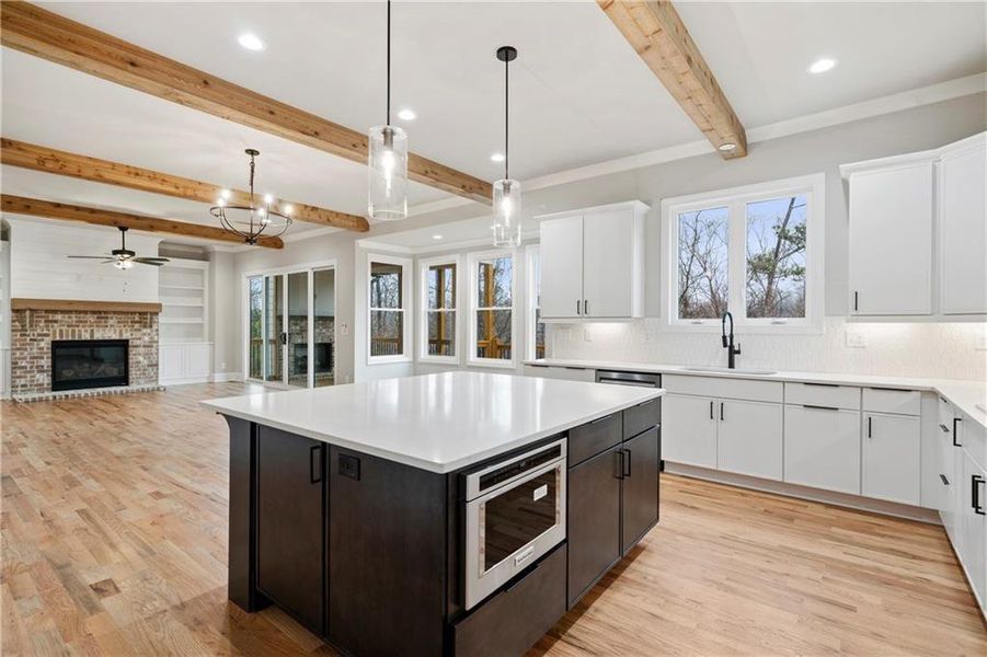 Furnished interior view inside a new home in , Marietta (Image 10).