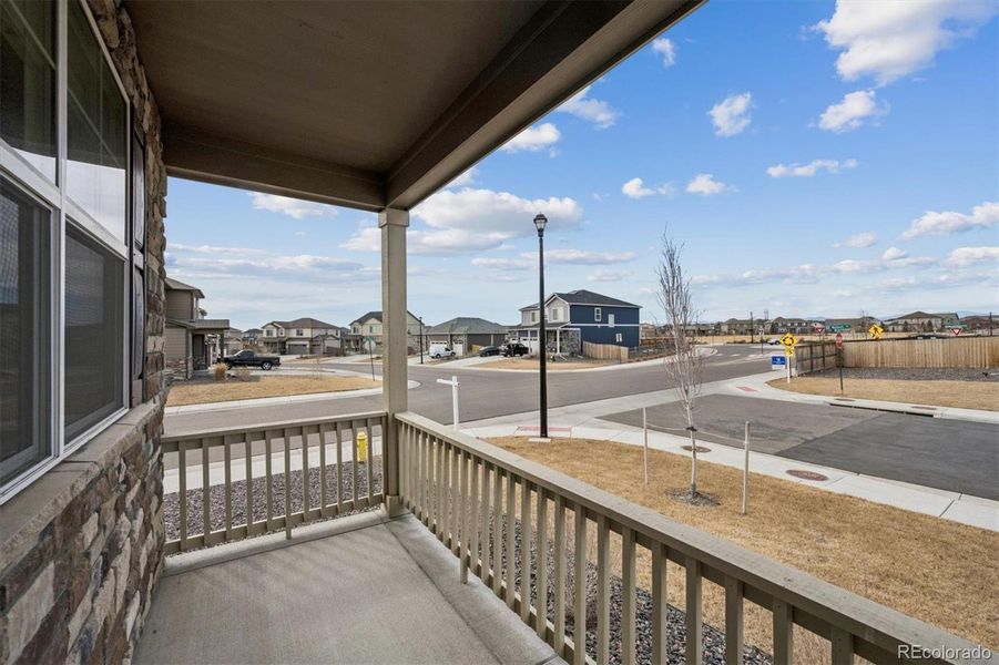 Exterior details and patio area of a home in Timberleaf, Thornton (Image 3). Exterior details and patio area of a home in Timberleaf, Thornton (Image 3).