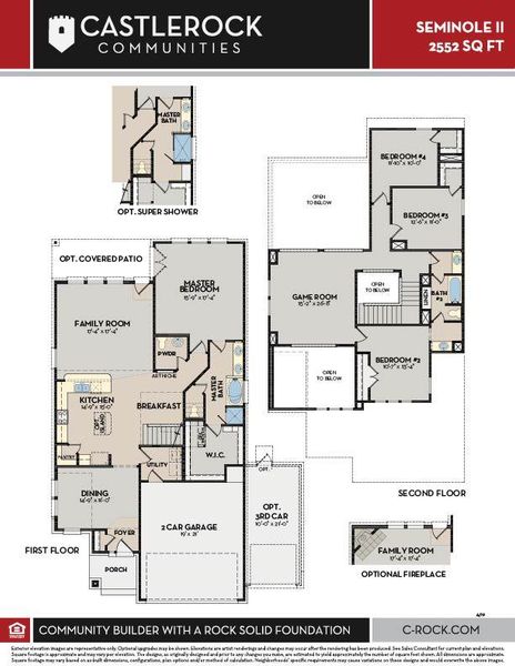 2D floor plan layout of this home in Wildrye, Waller, TX (Image 2).