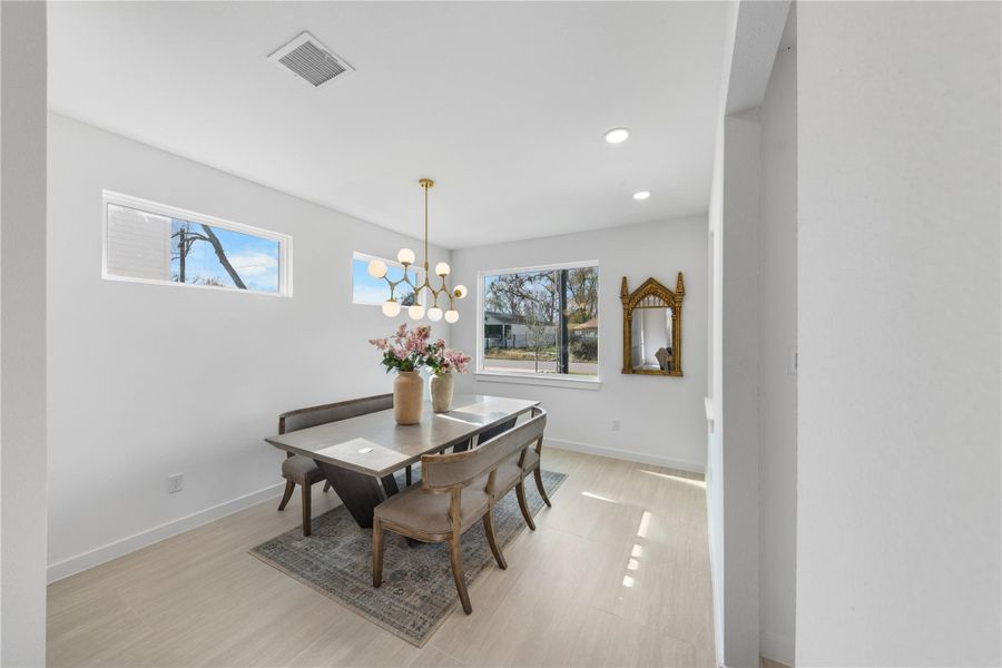 Furnished interior view inside a new home in , Houston (Image 10).