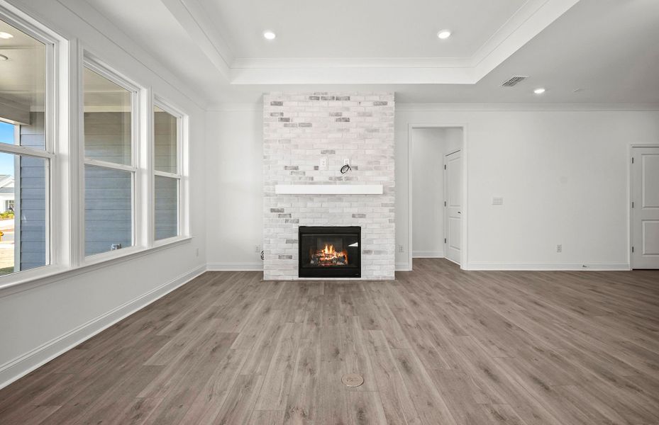 Spacious, unfurnished interior of a new home in Carolina Riverside, Belmont (Image 30).