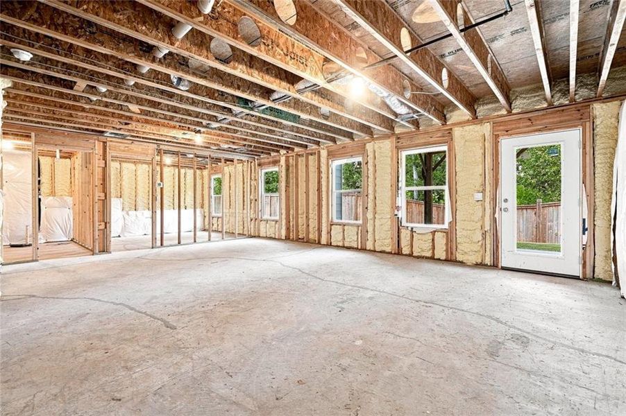 In-progress construction of a new home in Little River Falls, Woodstock, GA (Image 34).