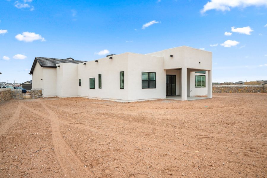Representative exterior details of a home built from the Pebble Beach- II by LEH. Homes in Hillside Unit 6, El Paso (Image 30). Representative exterior details of a home built from the Pebble Beach- II by LEH. Homes in Hillside Unit 6, El Paso (Image 30).