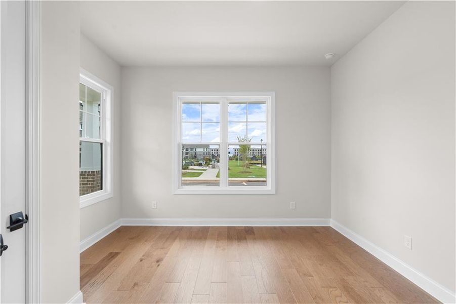 Spacious, unfurnished interior of a new home in Promenade at Sawnee Village, Cumming (Image 47).