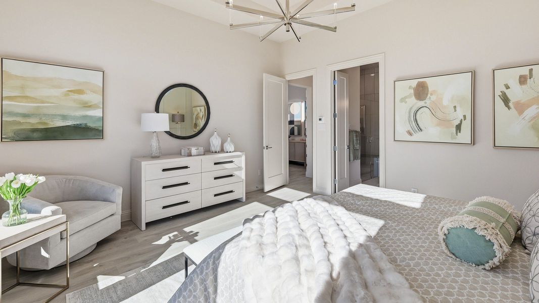 Representative furnished interior of a home built from the Dartmouth by Brightland Homes in Anna Ranch, Anna (Image 16).