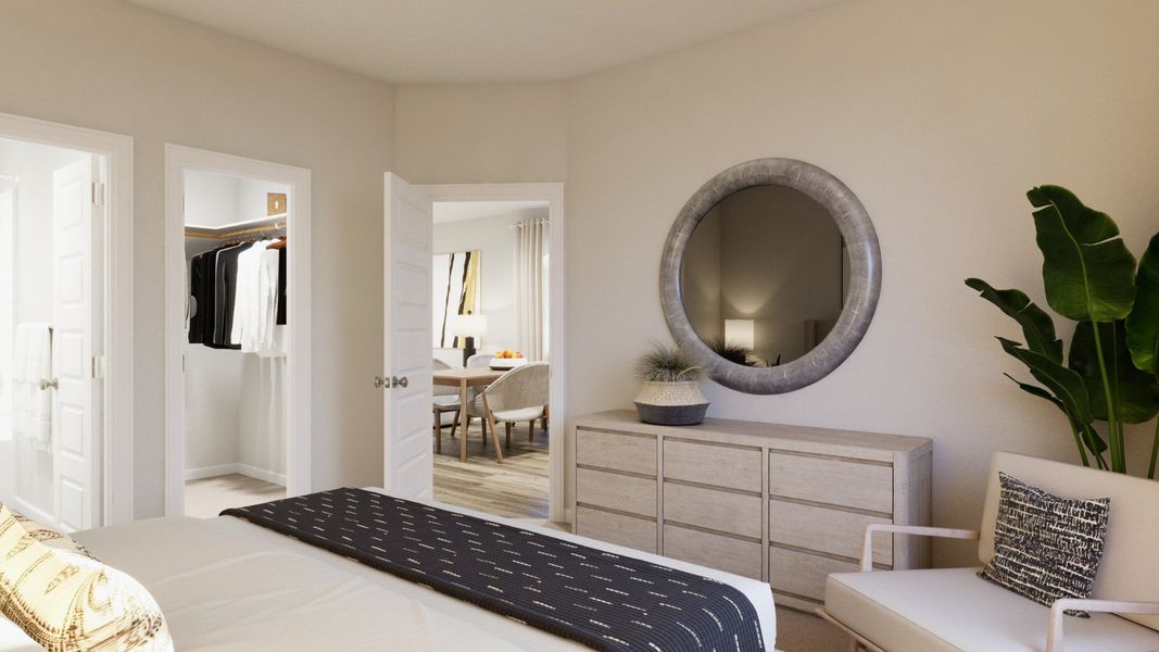 Representative furnished interior of a home built from the The Griffith by Legend Homes in Ridgeland Hills, Willis (Image 11).