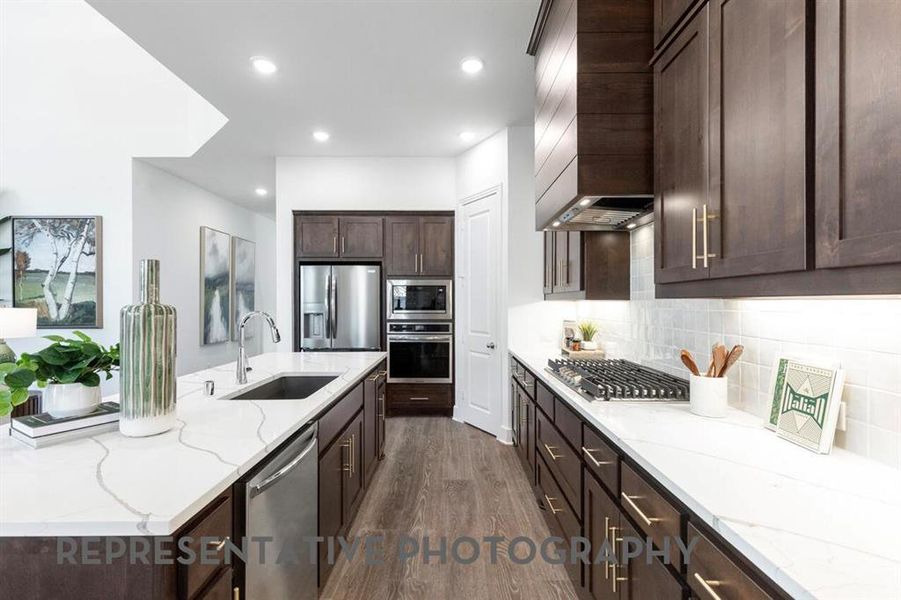 Furnished interior view inside a new home in Cambridge Crossing, Celina (Image 9).