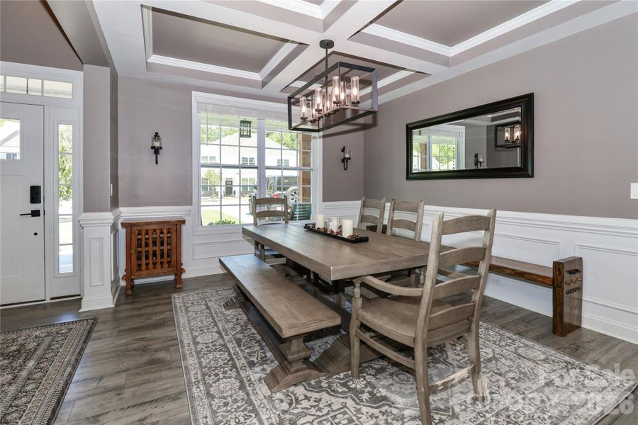 Furnished interior view inside a new home in Falls Cove, Troutman (Image 7).