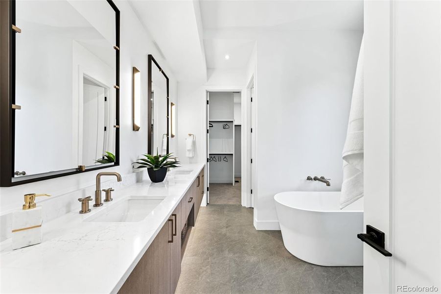 Furnished interior view inside a new home in , Denver (Image 36).