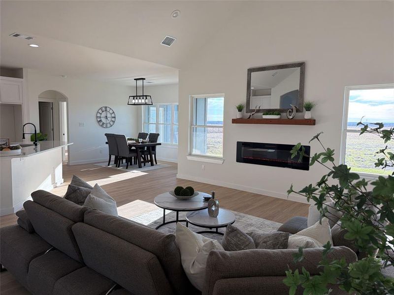 Furnished interior view inside a new home in , Waxahachie (Image 26).