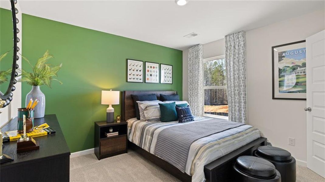 Furnished interior view inside a new home in Kingston Ranch at Lake Oconee, Buckhead (Image 25).