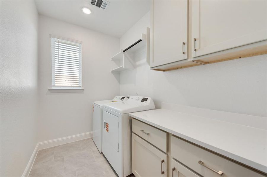 Furnished interior view inside a new home in Wildflower Ranch, Justin (Image 11).
