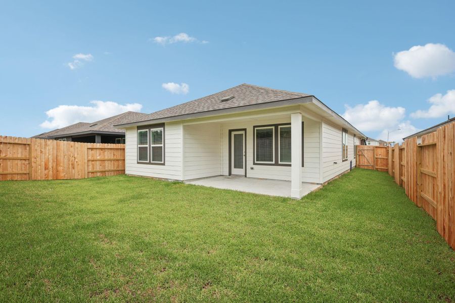 Photo is not of the actual home, but is an inspirational photo of builder’s model home and may depict options, furnishings, and/or decorator features that are not included