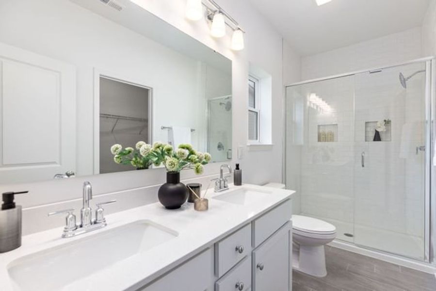 Representative furnished interior of a home built from the Abington by True Homes in Westbrook Falls, Colfax (Image 13).