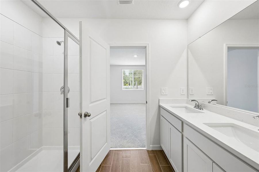 Furnished interior view inside a new home in Pine Ridge Meadows, Hudson (Image 10).