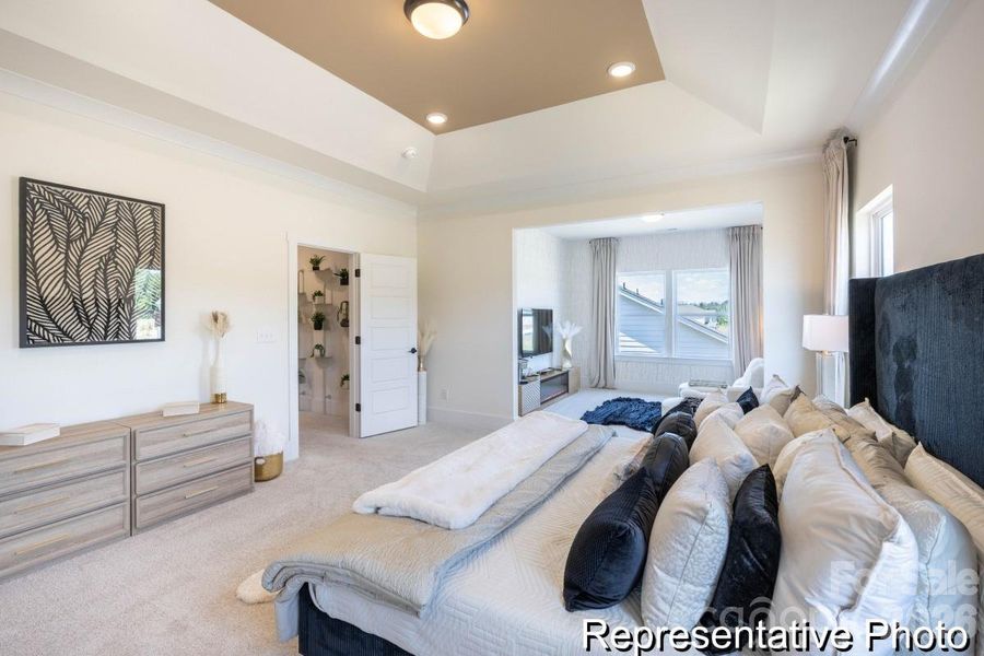 Furnished interior view inside a new home in Kensington, China Grove (Image 11). Furnished interior view inside a new home in Kensington, China Grove (Image 11).