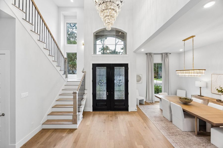 Furnished interior view inside a new home in , Houston (Image 5).