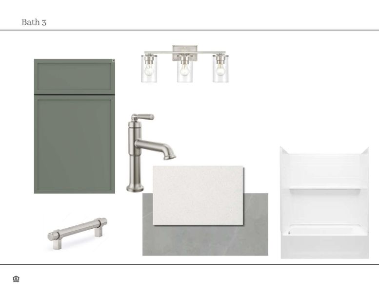 Sample of building materials used in homes in The Domus Collection at Midtown Nexton, Summerville (Image 12).