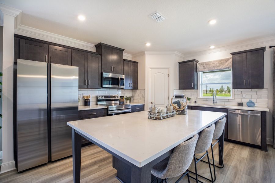 Furnished interior view inside a new home in Mirada, San Antonio (Image 31).