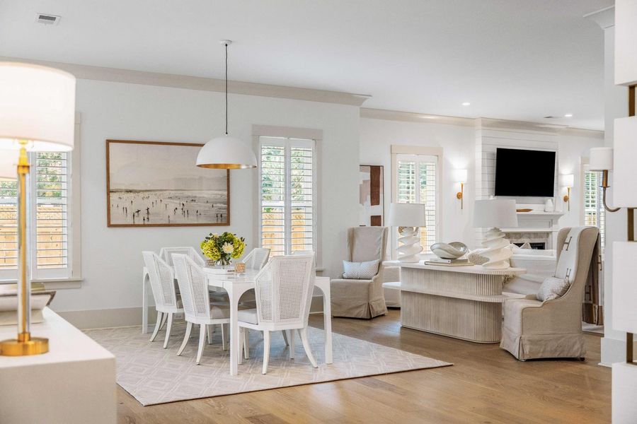 Furnished interior view inside a new home in , Mount Pleasant (Image 11).