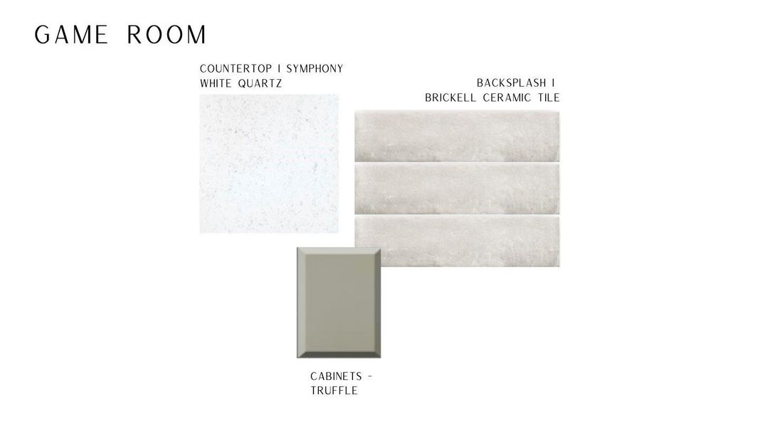 Game Room selections Game Room selections