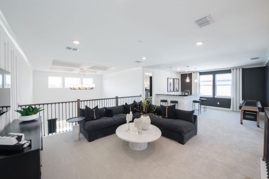 Furnished interior view inside a new home in Two Rivers, Zephyrhills (Image 19).