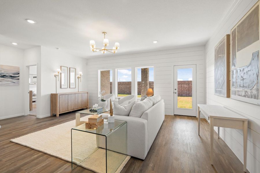 Furnished interior view inside a new home in Chapel Lakes, Montgomery (Image 11).