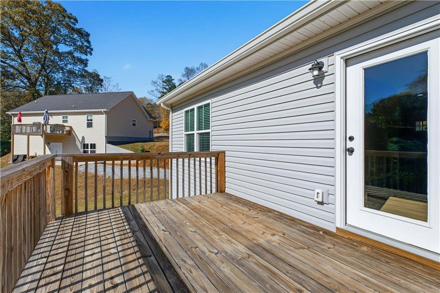 Exterior details and patio area of a home in , Dahlonega (Image 4).