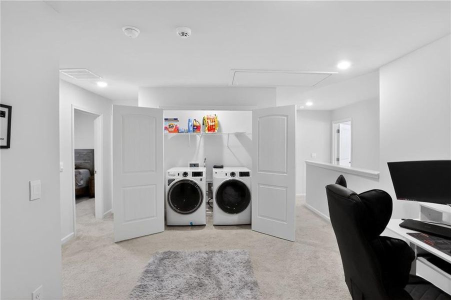 Furnished interior view inside a new home in , Buford (Image 12).