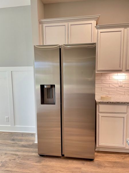 This home also comes with a double door refrigerator! This home also comes with a double door refrigerator!