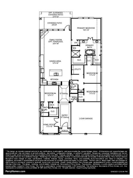 2D floor plan layout of this home in Artavia, Conroe, TX (Image 2). 2D floor plan layout of this home in Artavia, Conroe, TX (Image 2).